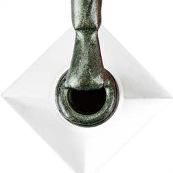 No. 213, Metallisk grøn Cat Eye gelpolish Molly Nails